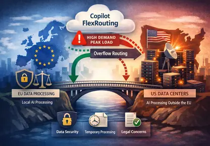 Microsoft Copilot flex routing EU data verwerking