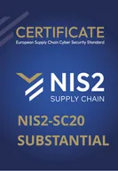 NIS2 Supply Chain gecertificeerd - NIS2-SC20 Substantial